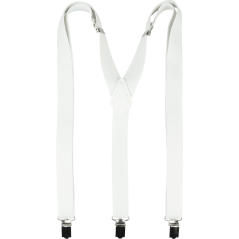 Bílé dětské kšandy