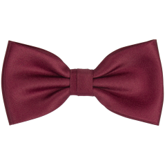 Vínově červený pánský motýlek matný