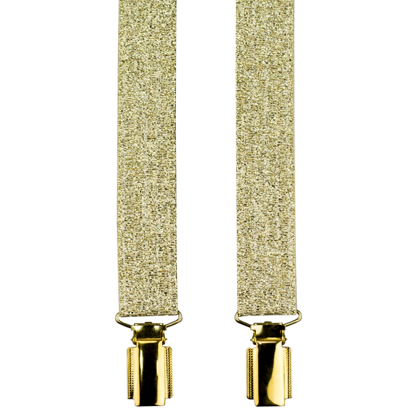 Gold Children's Suspenders - Length: 60cm (pro děti do 110cm)