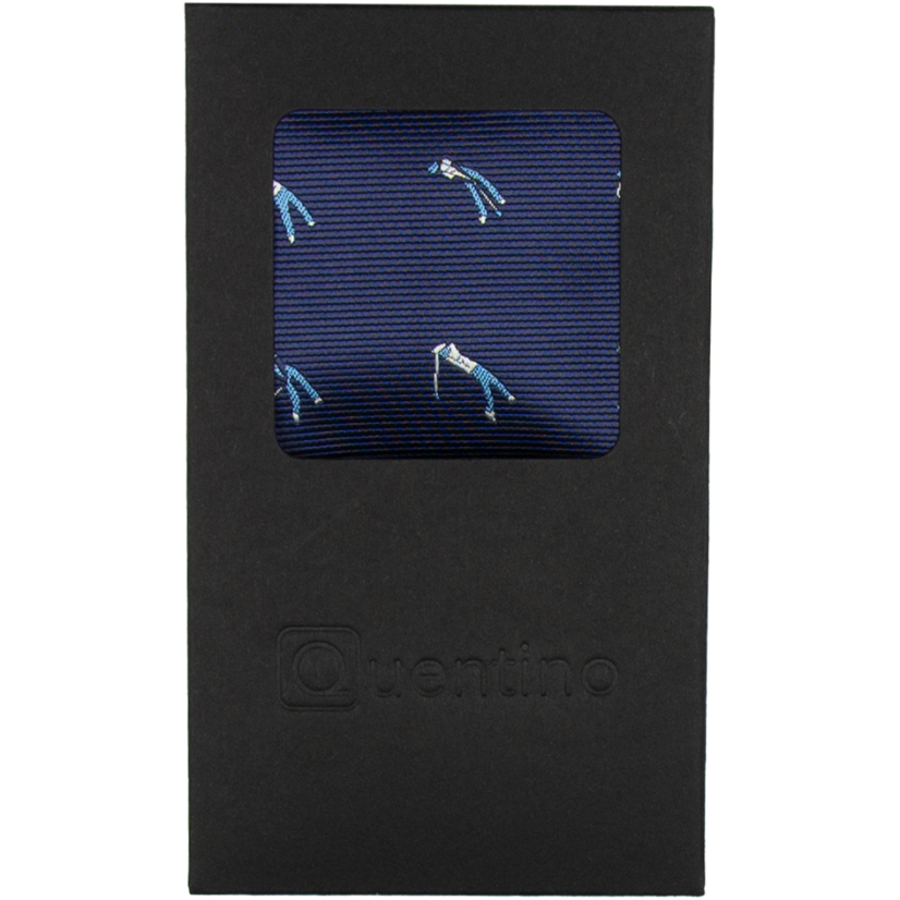 Dark Navy Men's Pocket Square GOLF
