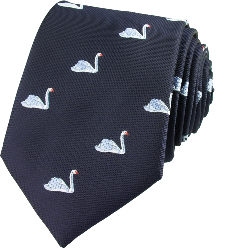 Tmavě modrá pánská kravata LUBUTĚ
