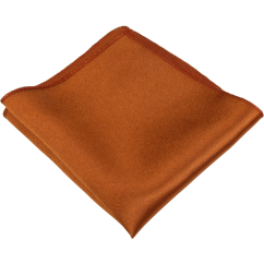 Cihlový pánský kapesníček mat/lesk
