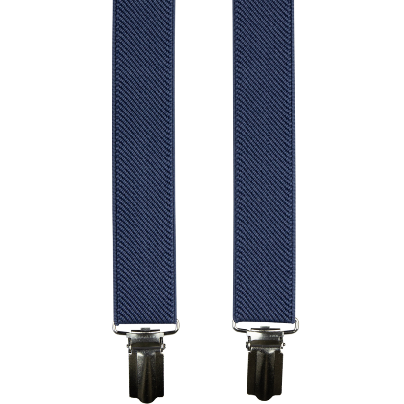 Modré denim pánské kšandy - Délka: 110cm