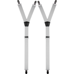 Světle šedé pánské košilové podvazky dlouhé