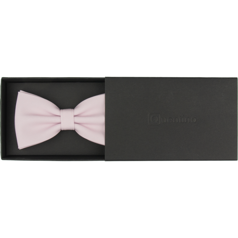 Světlounce růžový (blush pink) pánský motýlek matný