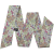 Brown and green floral ladies' ribbon