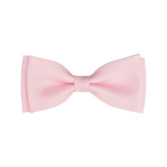 Světle růžový dětský motýlek matný