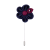 Dark Blue Lapel Flower