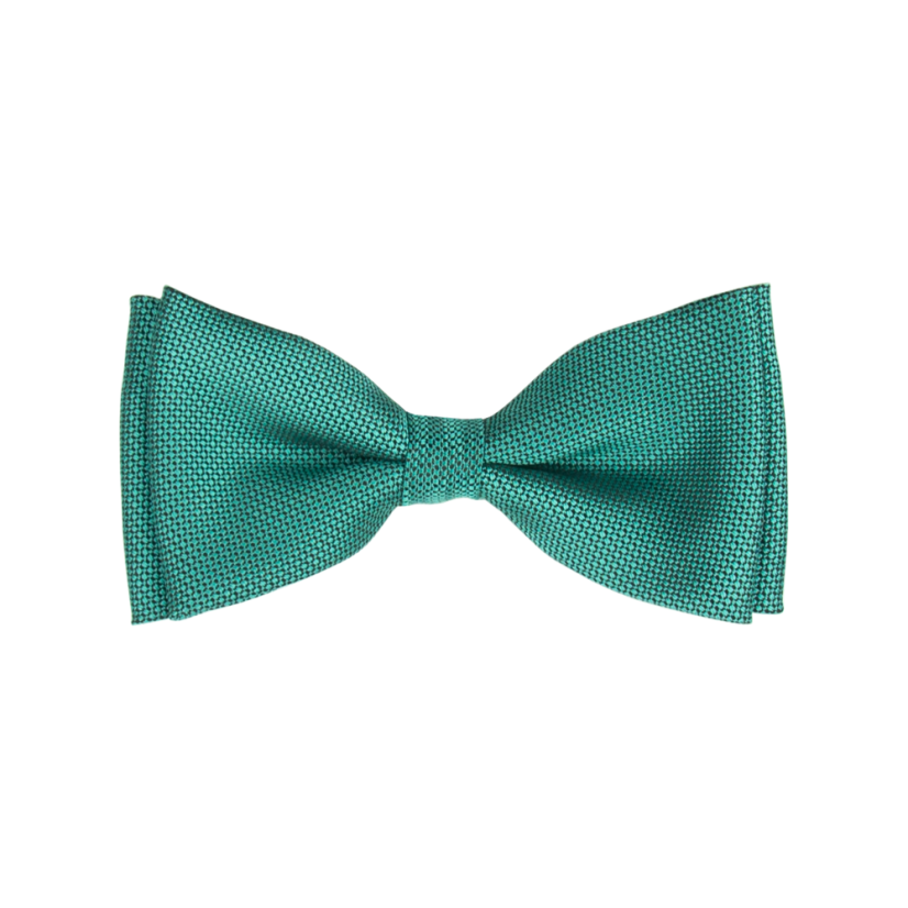 Petrolejově zelený dětský motýlek s jemným vzorem Petrolejově zelený dětský motýlek s jemným vzorem