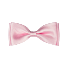 Světle růžový dětský motýlek lesklý