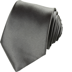 Grafitově šedá pánská kravata