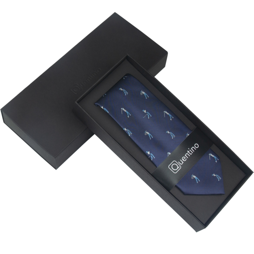 Tmavě modrá pánská kravata GOLF