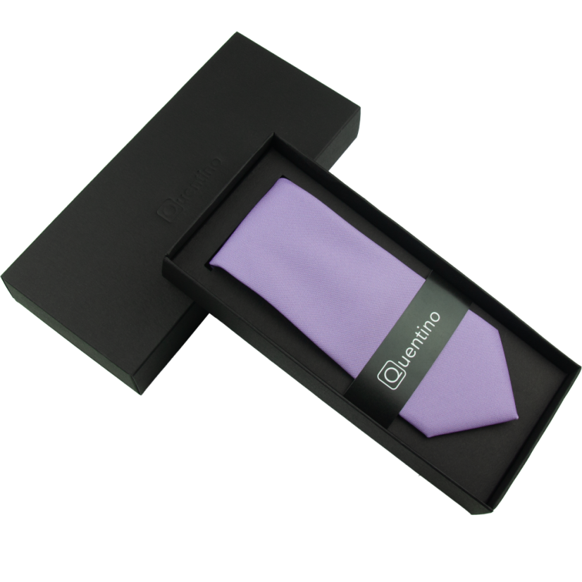 Levandulově fialová pánská kravata