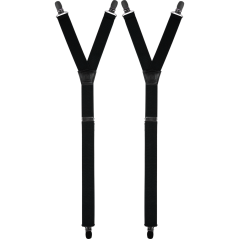 Černé pánské košilové podvazky dlouhé