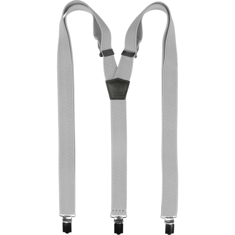 Světle šedé pánské kšandy