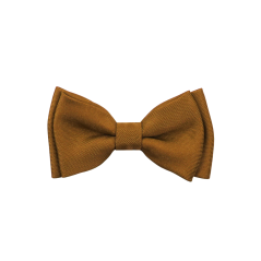 Skořicový dětský MINI motýlek matný