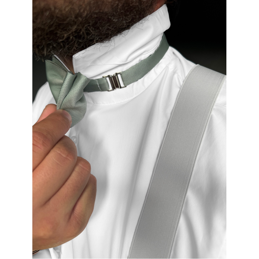 Šalvějově zelený (sage green) pánský motýlek matný