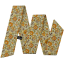 Light Beige Ladies' Ribbon with Yellow-Orange Flowers
