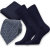 Navy Blue Men's Accessory Set – Necktie, Pocket Square & Socks