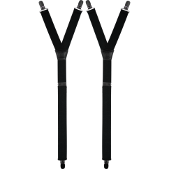 Černé pánské košilové podvazky dlouhé
