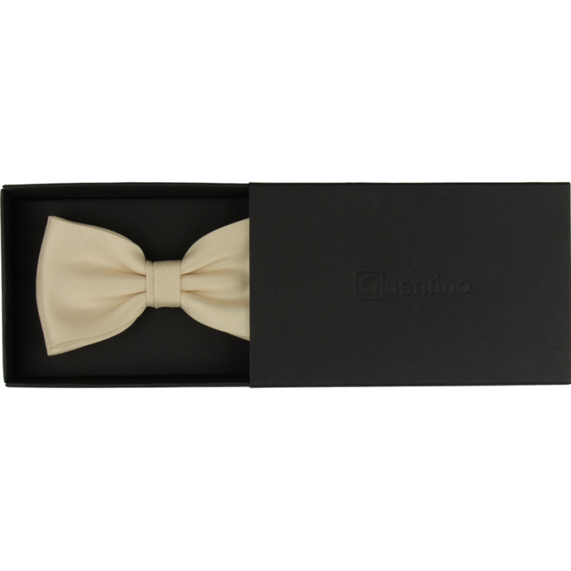 Béžový pánský motýlek matný