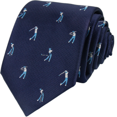 Dark Navy Men's Necktie GOLF
