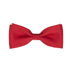 Červený dětský motýlek matný