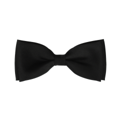 Black Children's Bow Tie Matte