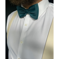 Petrolejový pánský motýlek matný