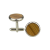 Brown Wooden Cufflinks