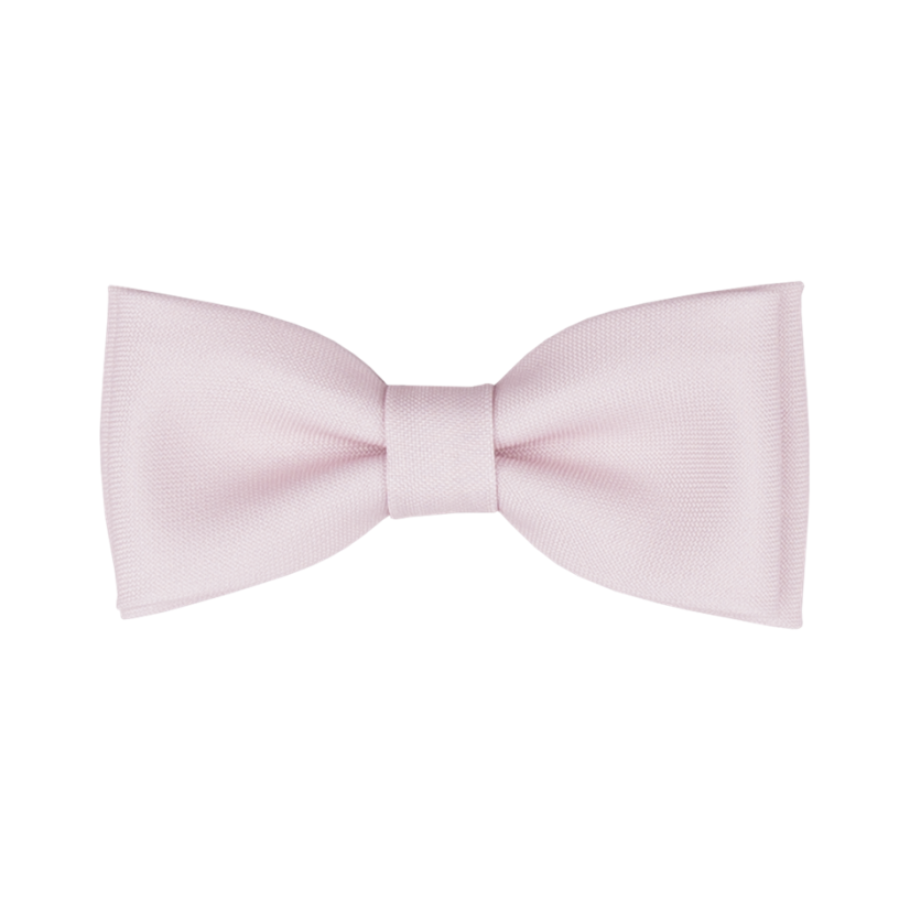 Světlounce růžový (blush pink) dětský motýlek matný