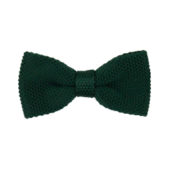 Smaragdově zelený dětský pletený motýlek