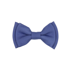 Modrý denim dětský MINI motýlek matný