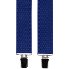 Královsky modré pánské široké kšandy