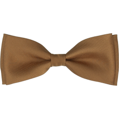 Skořicový pánský motýlek matný