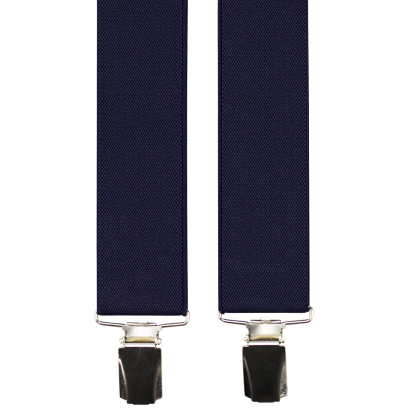 Tmavě modré pánské široké kšandy