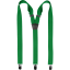 Green Men's Suspenders - Length: 120cm