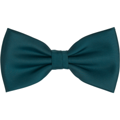 Dark Teal Matte Men's Bow Tie