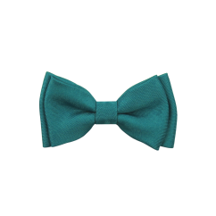 Tyrkysově zelený dětský MINI motýlek matný