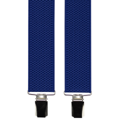 Královsky modré pánské široké kšandy