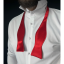 Red Self-Tie Men's Bow Tie Glossy