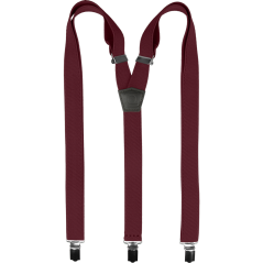 Burgundy Red Children's Suspenders