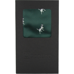 Emerald Green Men's Pocket Square DOG