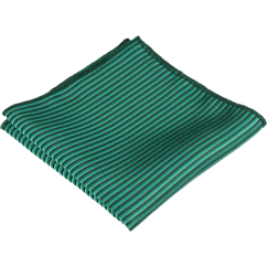 Zelený pánský kapesníček s proužky