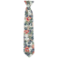Colourful Children's Cotton Necktie with Floral Print