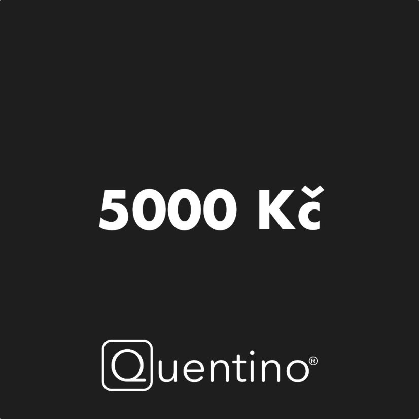 Dárkový poukaz na 5000 Kč