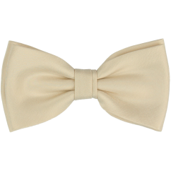 Béžový pánský motýlek matný