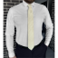 Cream Men's Necktie with Ornamental Pattern