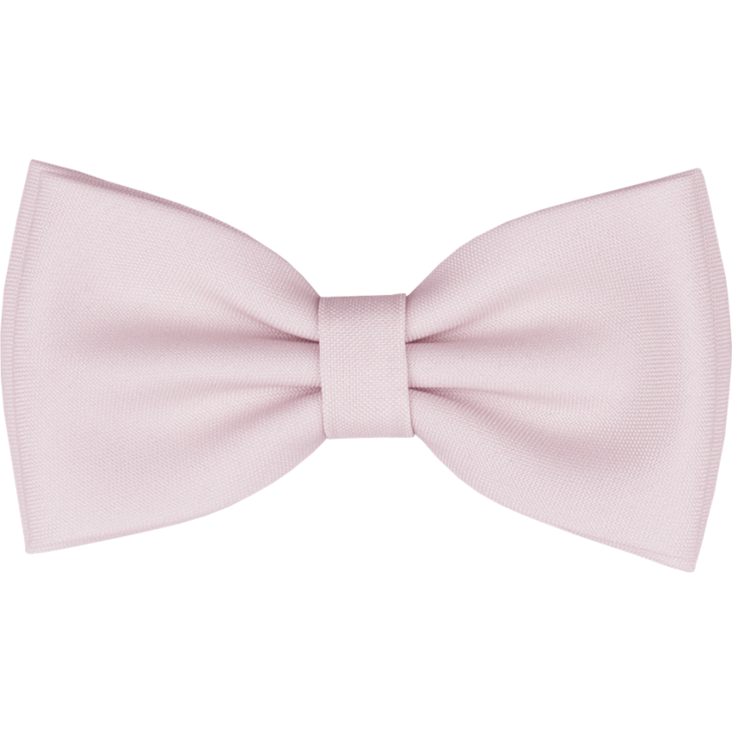 Světlounce růžový (blush pink) pánský motýlek matný