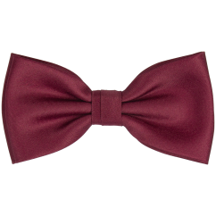 Vínově červený pánský motýlek matný